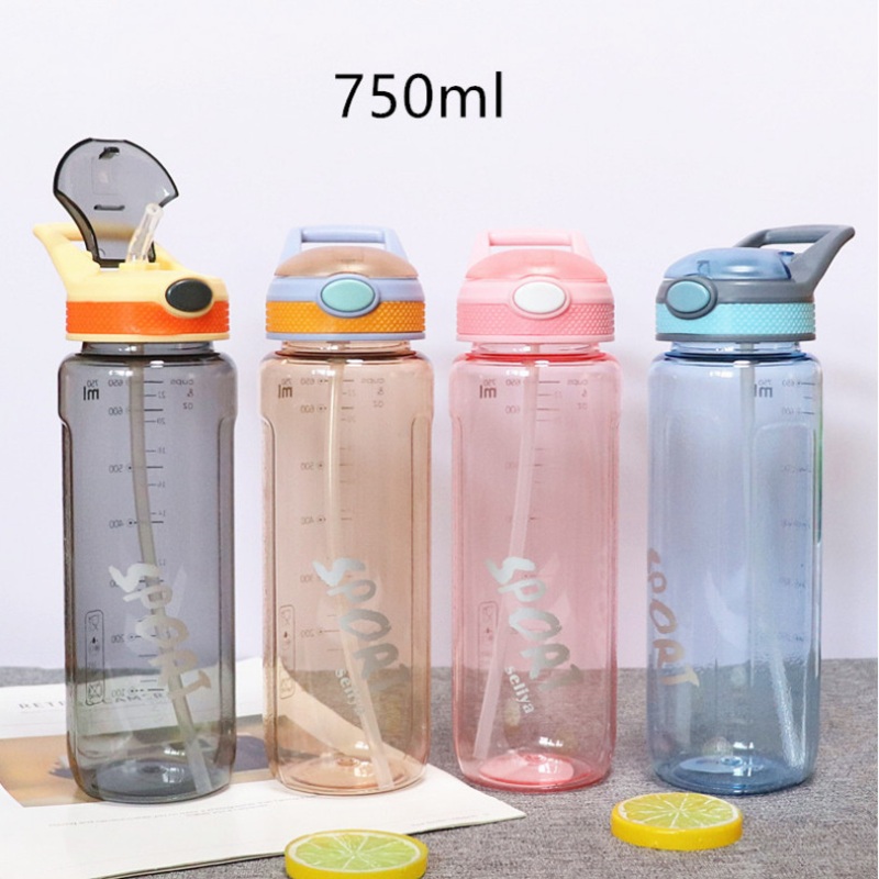 Hot Selling 700ml Outdoor Portable Sports Plastic Water Bottle with Volume Scale Travel Bottles Summer Cold Water Jug – Sport Water Bottle and Drinking Bottle price