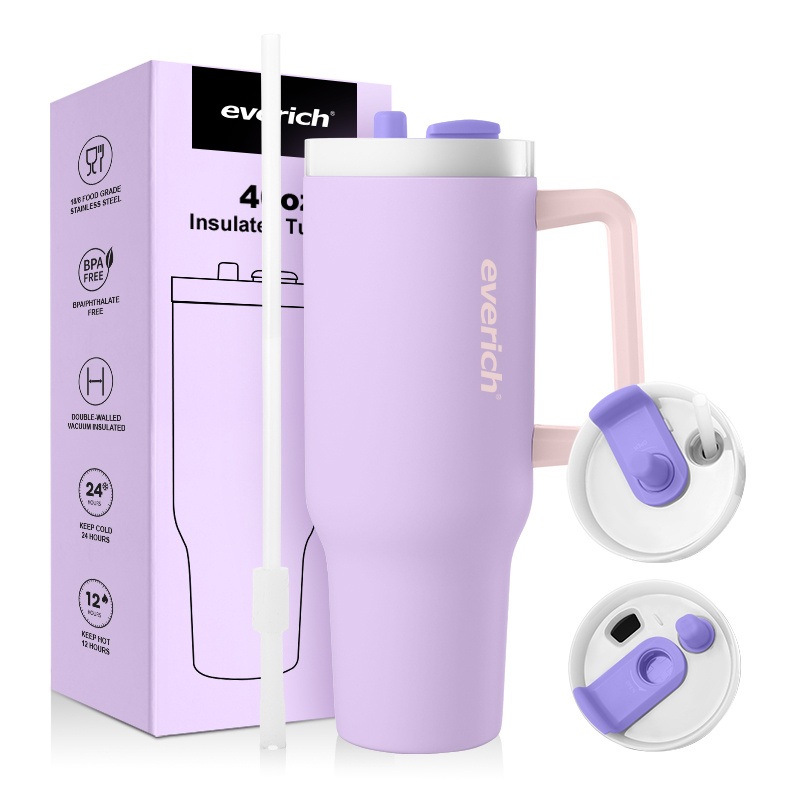 Large Capacity 40oz Stainless Steel Double Wall Insulated Quencher Tumbler with 2-in-1 Lid Insulated Tumbler – Stainless Steel Tumbler and Water Bottle price