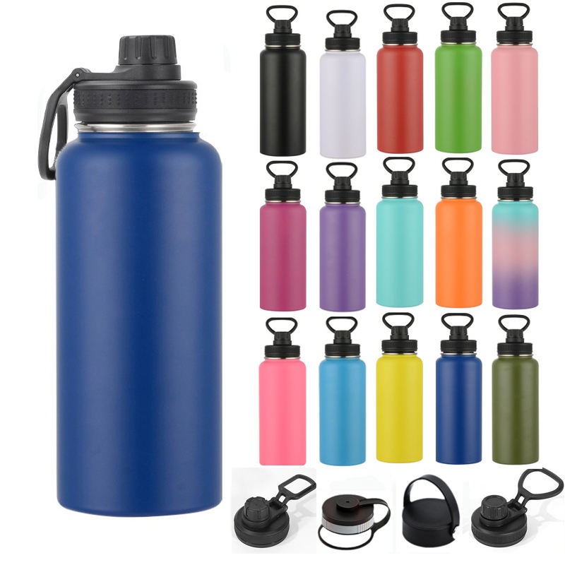 Manufacturer 32oz Stainless Steel Travel Tumbler Water Bottle Double Wall Vacuum Insulated Gym Sports Water Bottle – Sports Water Bottle and Wide Mouth Water Bottle price