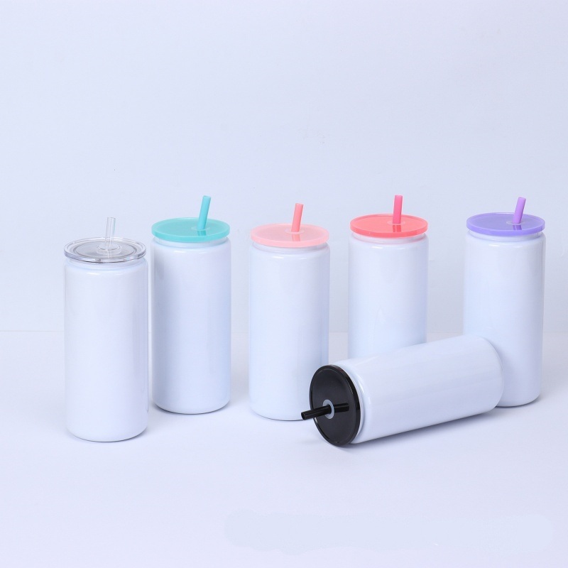 New 16oz Sublimation White Stainless Steel Mason Cup Tumbler with Plastic Lids – Mason Tumbler and Sublimation Mason Tumbler price