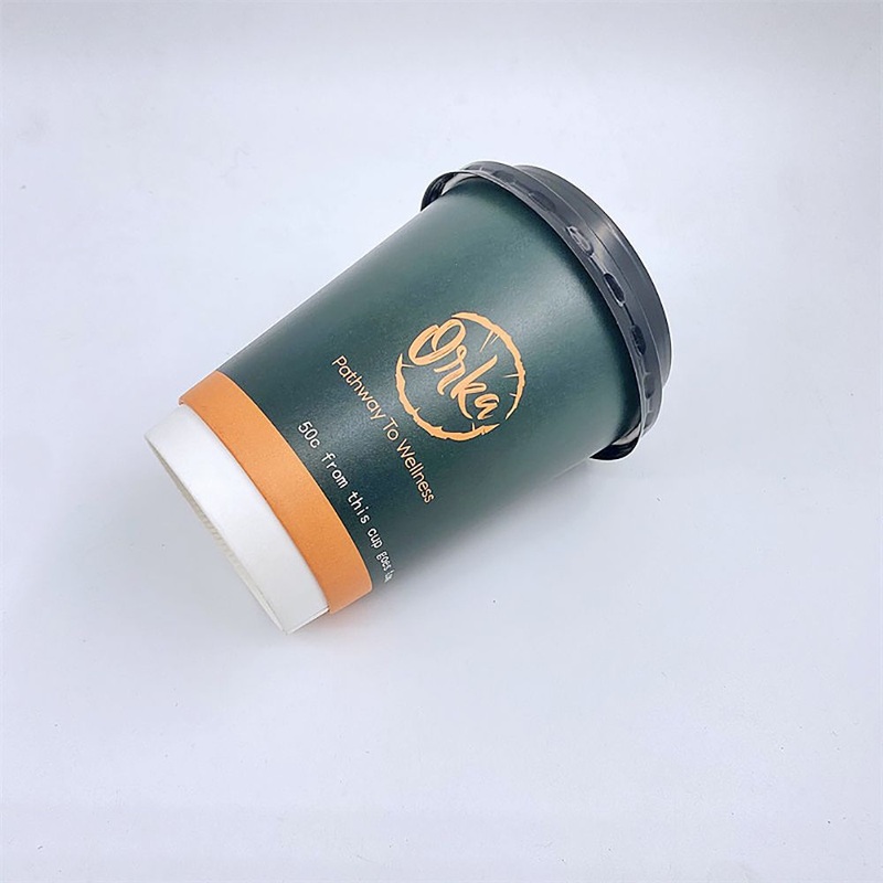 Takeway Disposable Paper Coffee Cups Custom Logo Big Paper Cup – Paper Cup and Double Wall Paper Cup price