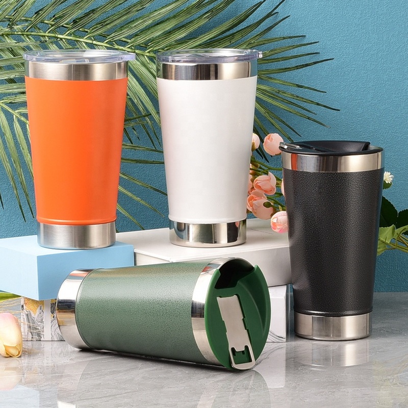 16oz 480ml Beverage Hot Polar Travel Universal Classic Tea Travel Sports Thermos Tumblers with Lid – Tumblers with Lid and Travel Sports Thermos Tumblers price