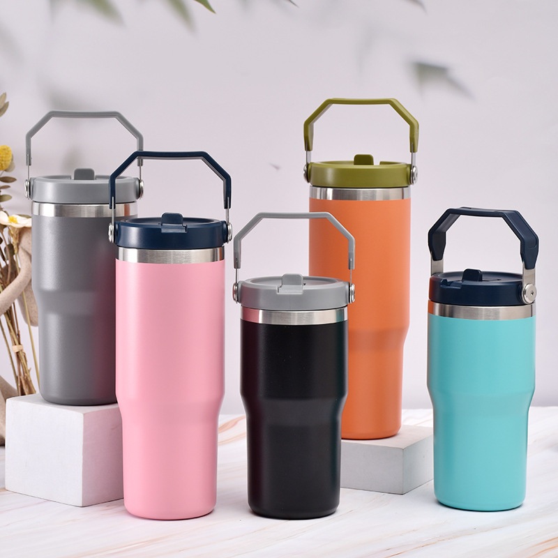 18/8 Food Grade BPA Free Vacuum Flask Heat Insulated Thermos Stainless Steel Water Bottle with Portable Handle – Thermos and Water Bottle price
