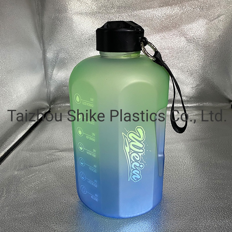 2000ml Gym Gallon Sport Custom Logo Motivation Water Bottle Plastic with Time Marker – Water Bottles and Sports Water Bottle price