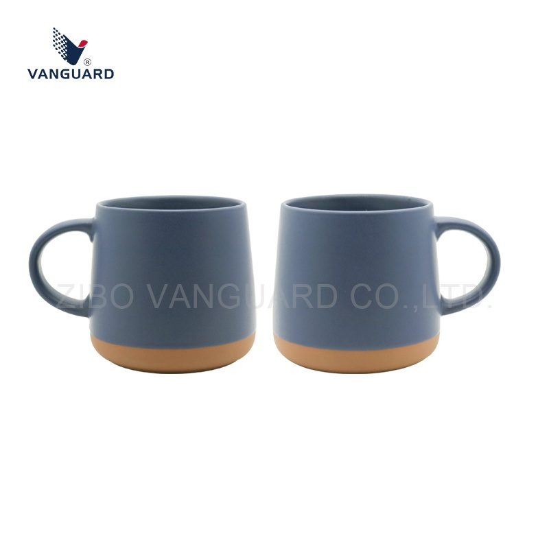 Blue Belly Mug 425ml Porcelain Coffee Mug China Ceramic Water Mug – Ceramic Water Mug and Porcelain Coffee Mug price