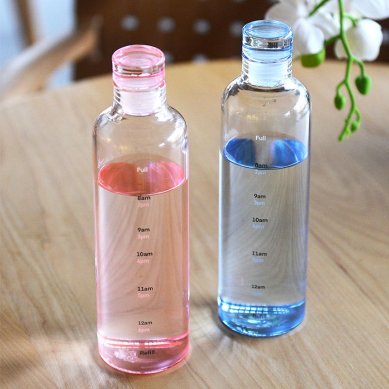 Borosilicate Color Clear Fashion Water Bottle with Custom Size Color – Glass Bottle and Water Glass price