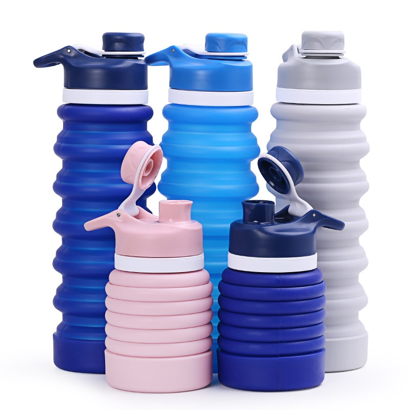 Collapsible Silicone Water Bottle Collapsible Sports Soft Water Bottle – Leak Proof Collapsible Water Bottle and Reusable Collapsible Water Bottle price