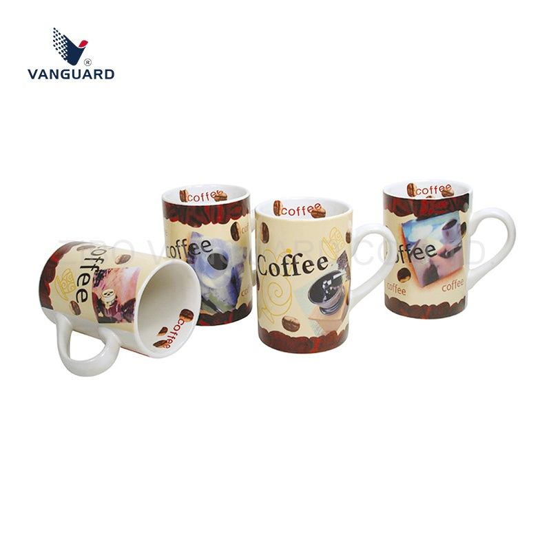 Customized Ceramic Tea Mug Decal Printing White Porcelain Coffee Mug – Porcelain Coffee Mug and Ceramic Tea Mug price