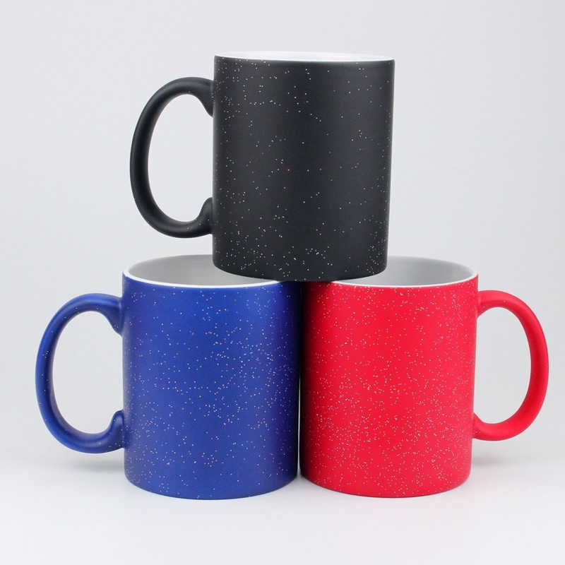 Sublimation Coating Glitter Color Changing Mug with Customized Logo – Ceramic Mug and Customized Ceramic Mug price