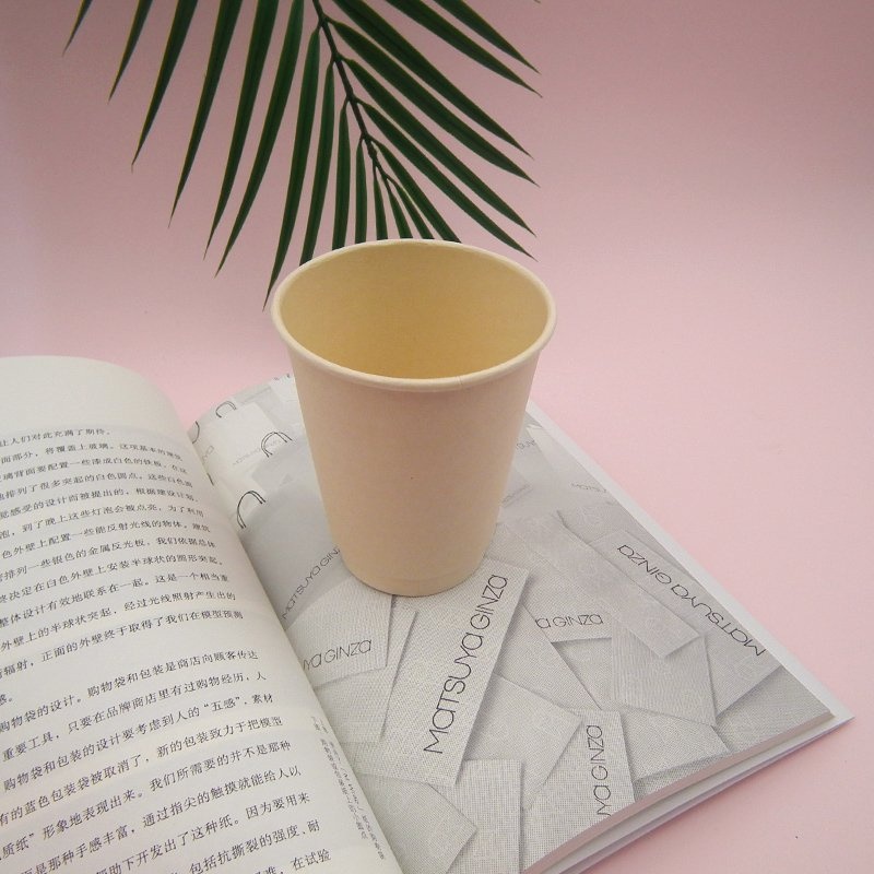 Wm455 PLA 12oz Disposable Double Wall Gold Foil Stamping Custom Logo Hot Coffee Paper Cup – Cup and Hot Cup price