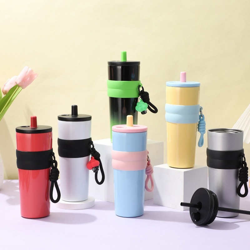 2025 Gradient Color Coffee Cup 316 Stainless Steel Car Cup Home Outdoor Portable Car Cup – Stainless Steel Car Cup and Gradient Color Coffee Cup price