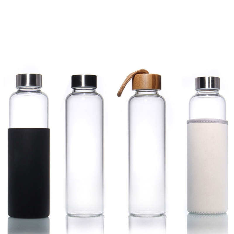 280ml 360ml 420ml 550ml 1000ml High Borosilicate Glass Water Bottle – Glass Bottle and Water Bottle price