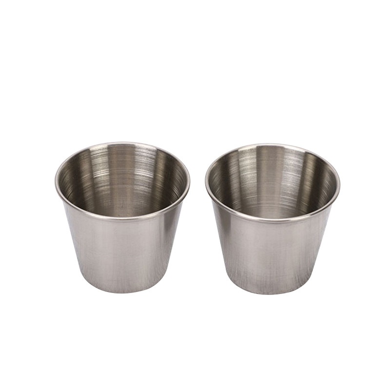 30ml 50ml 60ml Bar Mini 304 Stainless Steel Pint Cup Shot Wine Glasses Metal Cup for Drinking Outdoors – Wine Glasses and 201 Stainless Steel Cup price