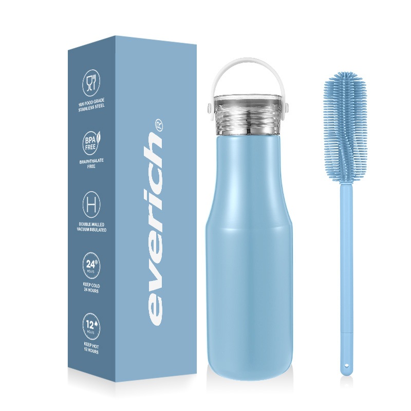 380ml 480ml Special Shape Standard Mouth 304 18/8 Stainless Steel Water Bottle Insulated Vacuum Flask – Sports Water Bottle and Stainless Steel Water Bottle price