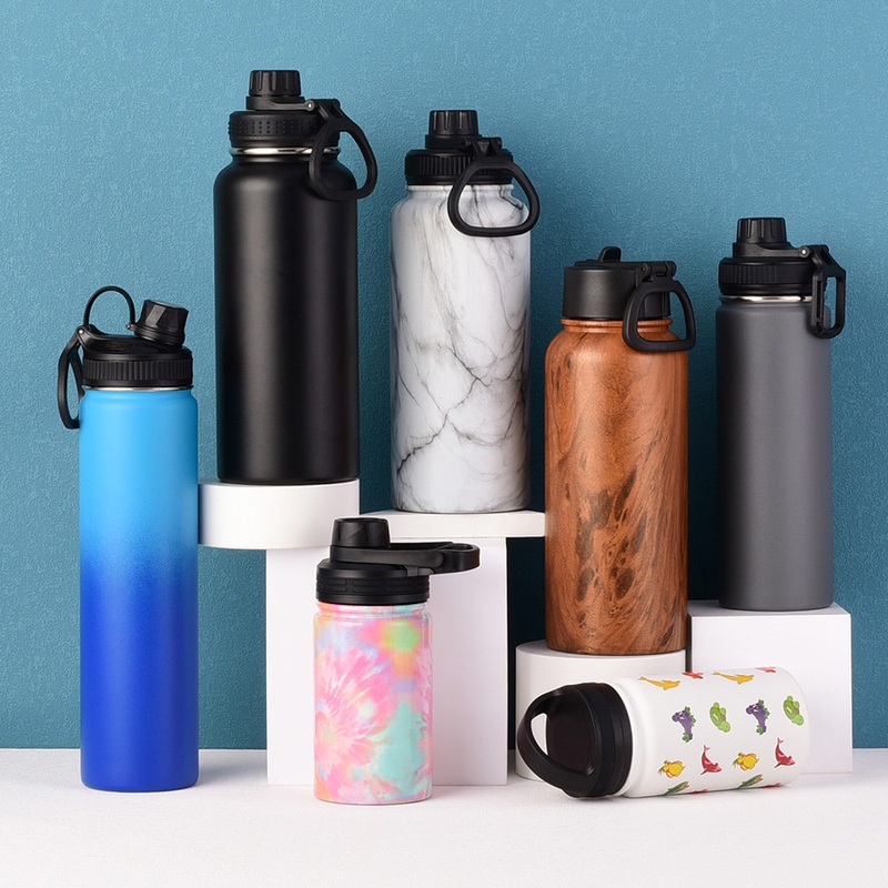 Custom BPA Free Double Wall Stainless Water Tumbler Vacuum Insulated Stainless Steel Water Bottle with Hang – Water Bottle with Hang and Stainless Steel Bottle price