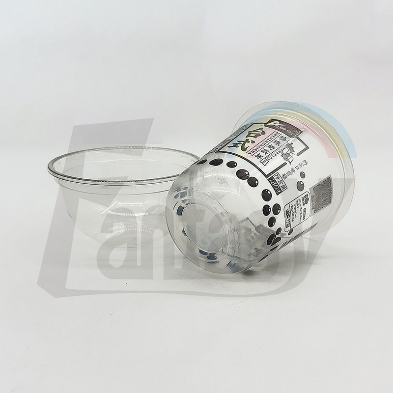 Custom PP Take Away Takeaway Takeout Milk Tea Packaging Plastic Cup – Plastic Cup and Custom Cup price