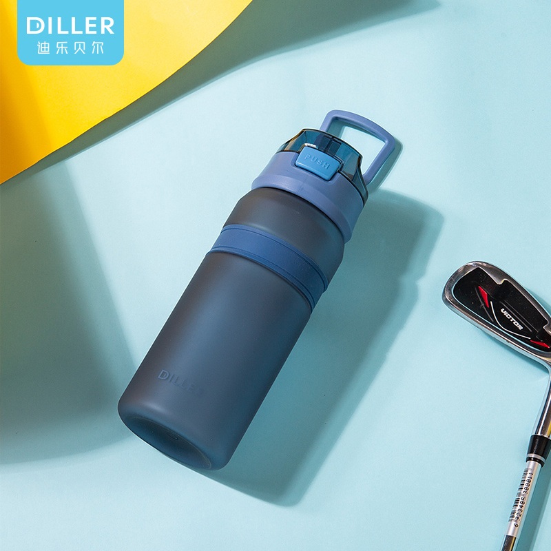 Plastic None Coffee Mug Sports Water Bottle with CE / EU – Water Bottle with Handle and Tritan BPA Free Plastic Straw Water price