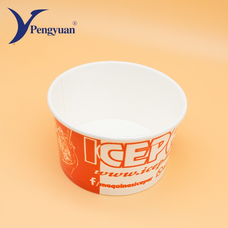 Printed Ice Cream Cups Frozen Yogurt Paper Cup Biodegradable Paper Cup – Ice Cream Paper Cup and Custom Paper Cup price