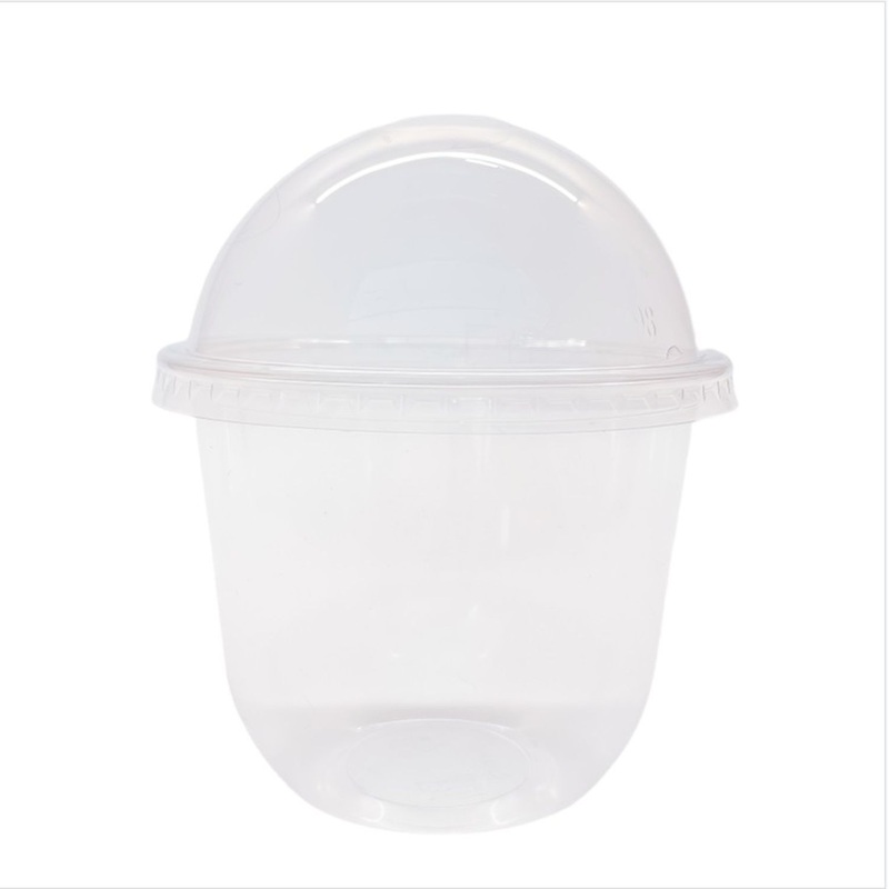 Recycle Plastic U Shape Cup 90-360ml Bubble Tea Pet with Lids – Plastic Cup and Disposable Cup price