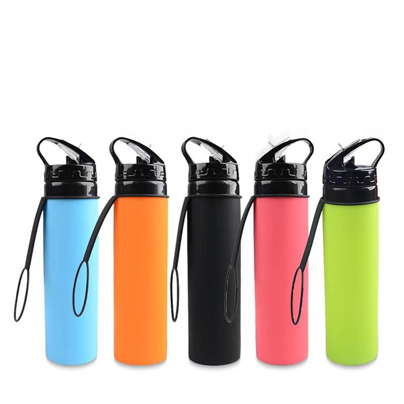 Reusable BPA Free Outdoor Foldable Silicone Collapsible Sports Travel Water Bottle – Water Bottle and Silicone Water Bottle price