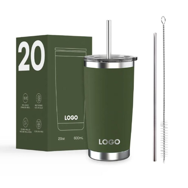Wholesale 20oz 30oz Tumbler with Lid and Straw 304 Stainless Steel Vacuum – Coffee Mug and Vacuum Mug price
