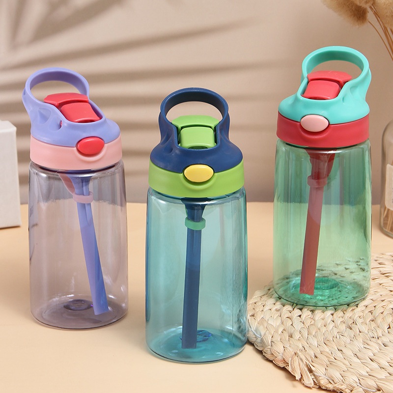 16oz Multi-Color BPA Free Kids Plastic Tumbler Children Plastic Water Bottle with Flip Top Lid and Nozzle – Children Water Bottle and BPA Free Water Bottle price