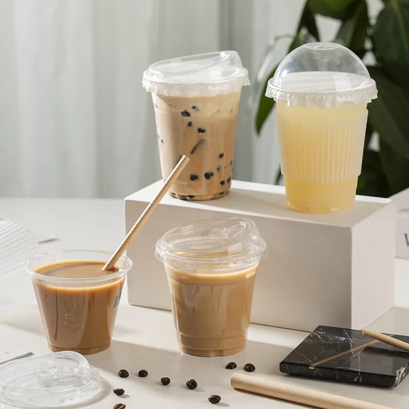 16oz PLA Disposable Ice Cream Coffee Plastic Cup with Lid – Disposable Plastic Cups and PLA Plastic Cups price