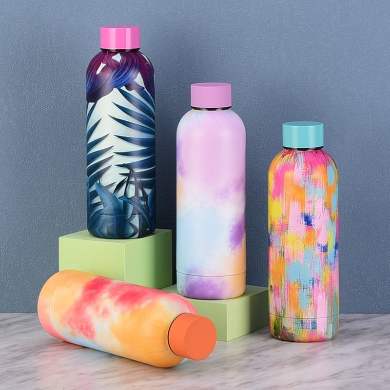 17oz 500ml Customized Water Bottle Insulated Double Wall 304 Stainless Steel Vacuum Flask with Multiple Lids – Flask with Multiple Lids and Stainless Steel Vacuum Flask price