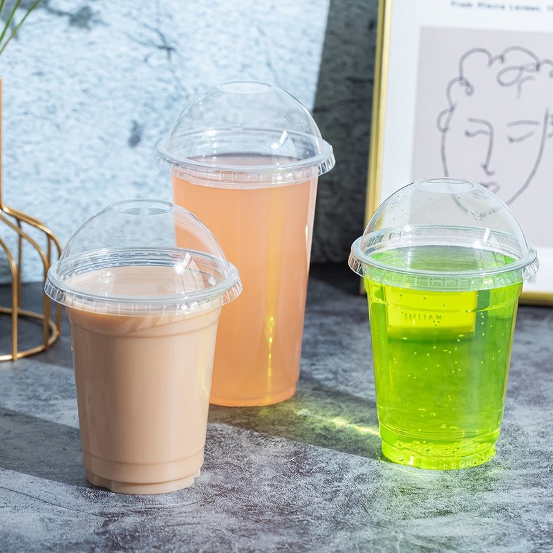 400ml Pet Clear Dessert Plastic Disposable Cup with Lids – Plastic Cup and Disposable Cup price