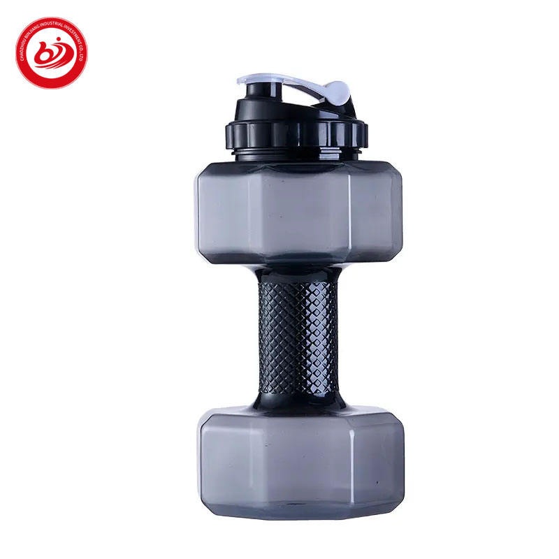 BPA Free Large Capacity Pet Dumbbell Shape Plastic Water Bottle with Handle Leakproof Plastic Gym Fitness Bottle for Outdoor – Dumbbell Shape Water Bottle and Plastic Water Bottle price