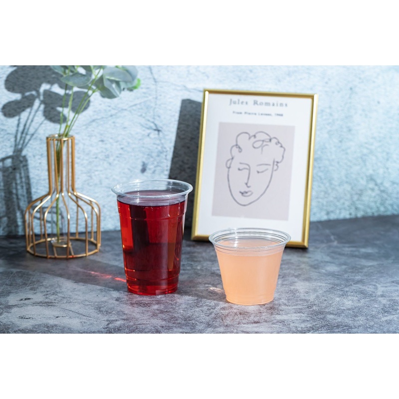 Custom Disposable PP Plastic Cups 95 Caliber 270ml 350ml 380ml 480ml 620ml Juice Drink Bubble Tea Cups Boba Tea Cup with Lids – Plastic Cup and Disposable Cup price