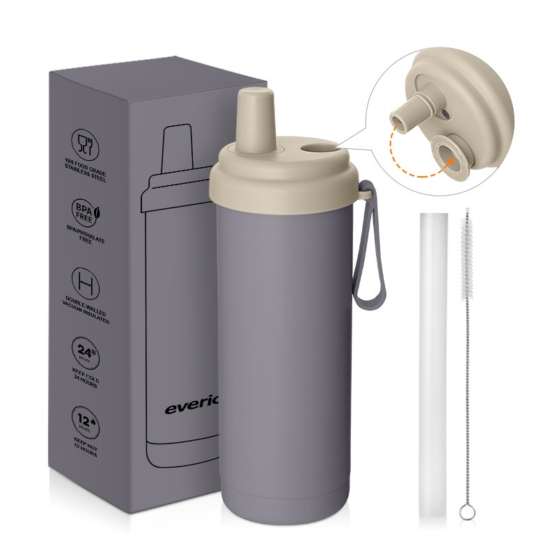 LFGB Approved Stainless Steel Wholesale Milk Tea Insulated Water Bottle Drinkware with Good Price – Coffee Travel Tumbler and Lid with Straw Bottle price
