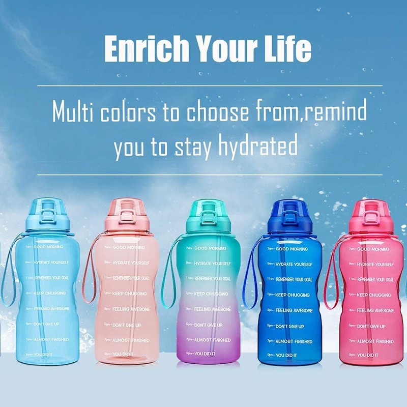 Motivational 74oz Water Bottle Reusable Leakproof Tritan BPA Free Sports Water Jug – Water Bottle and Sports Water Bottle price