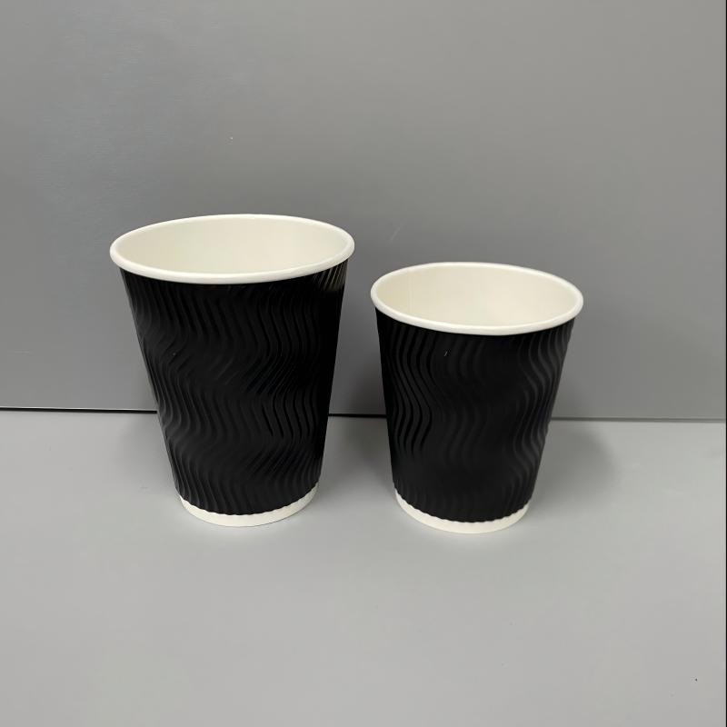 Paper Cups Wholesale Factory Custom Printed Ripple Wall Biodegradable Coffee Disposable Beverage Custom Printing Milk Tea Cup – Disposable Ripple Wall Paper Cup and Custom Printed Ripple Wall Paper Cup price