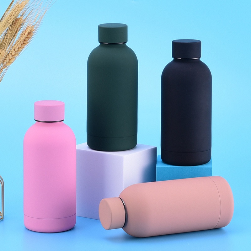 Promotion Stainless Steel Milk Bottle Rubber Paint Yoga Sports Thermal Drink Water Bottles – Water Bottles and Thermal Drink Bottle price