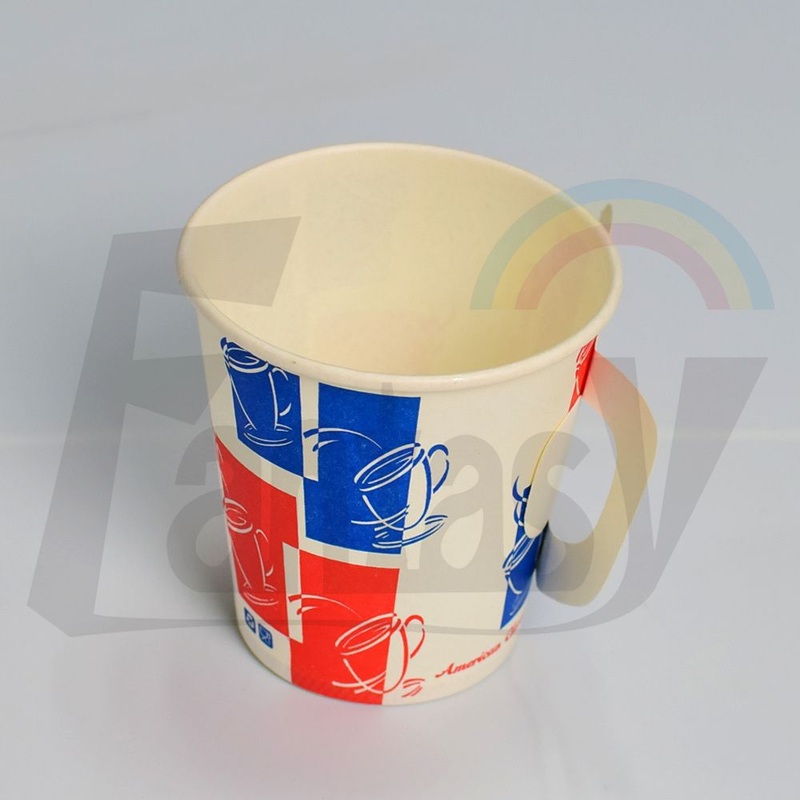 Takeout Milk Tea Customizable Custom Modern Customization Customized Pringting Handle Paper Cup – Paper Cup and Paper Handle Cup price