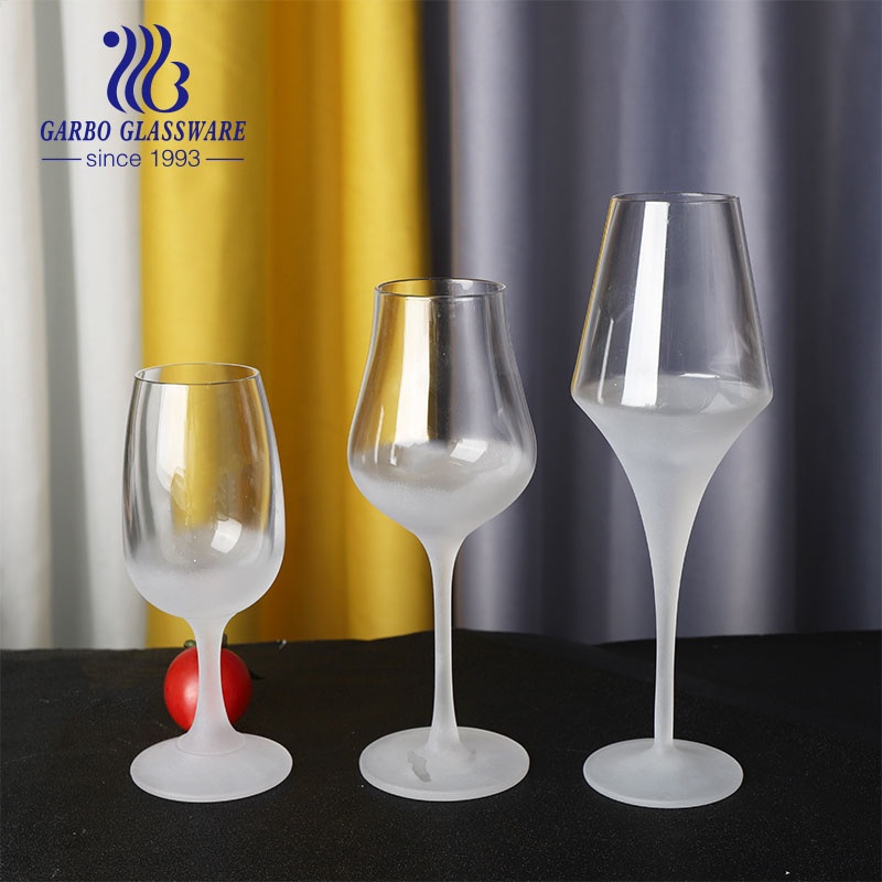 Tulip Shape Glassware Handmade Blown Craft Wine Champagne Brandy Stem Glass Cup – Wine Glass and Champagne Glass price