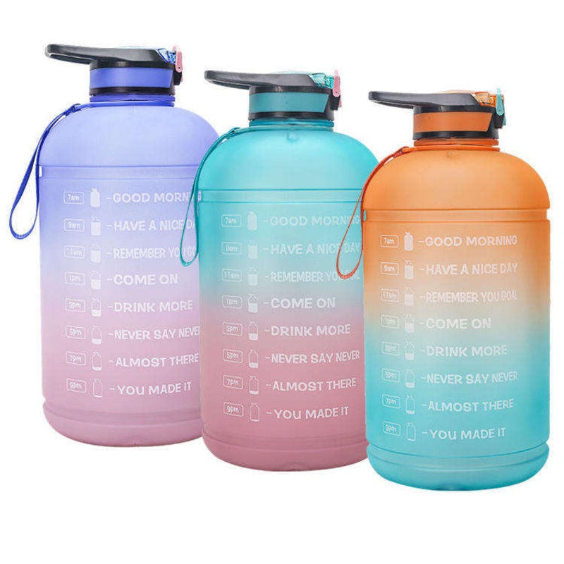 1 Gallon 128oz Leakproof BPA Free Drinking Sports Water Bottle Large Capacity Gym Sports Water Bottles Cheap – Large Capacity Water Bottle and Plastic Drinking Bottle price