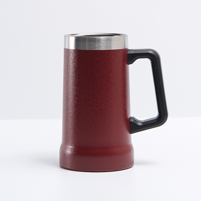 24oz Stainless Steel Beer Mug Adventure Beer Stein Double Wall Vacuum Insulation Cup with Big Grip – Mug Cup and Tea Mug price