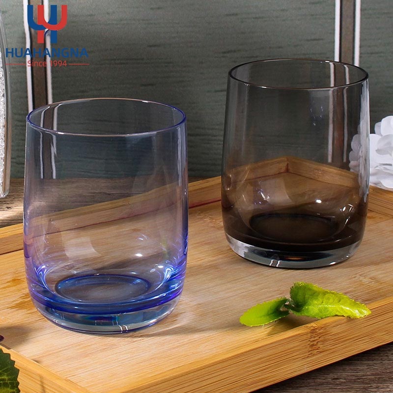 Blow Round Glass Cup Wine Tumbler Bar Juice Drinking Glassware Set Spray Color Glasses Cups Home Drink Ware – Drinking Glass and Water Glass price