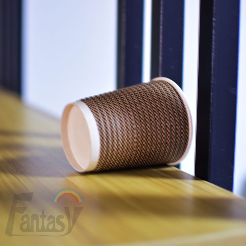 Disposable with Lid Custom Size Bubble Tea Ripple Wall Paper Coffee Cup – Disposable Cup and Bubble Tea Cup price