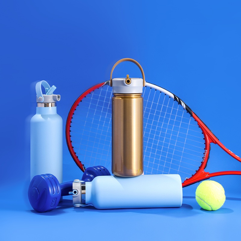 Everich Multi-Perpose Water Bottle with Wide Mouth Lid&Middle Mouth Lid Vacuum Installated Dink Bottle – Leak Proof and OEM ODM Bottle price