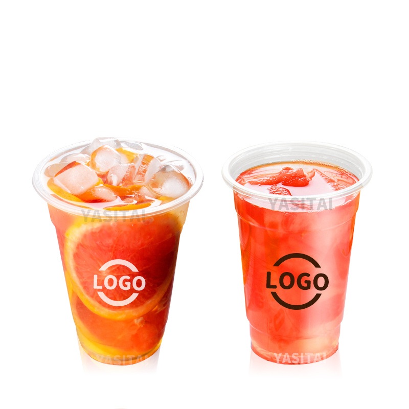 Factory Cups New Design Disposable Bubble Milk Tea Plastic PP Cups – PP Blister Cup with Lid and Bubble Tea PP Blister Cup price