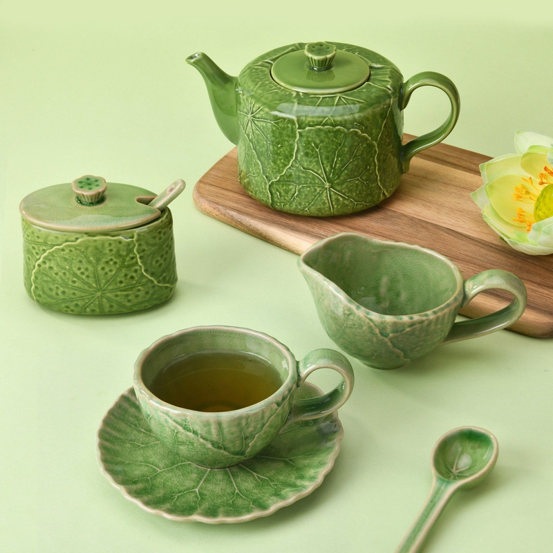 Porcelain Water Lily Ceramic Tea Set – Tea Set and Ceramic Tea Set price