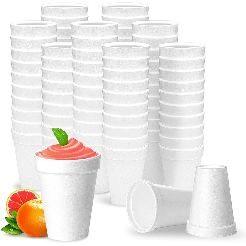 Styrofoam Cup White Coffee Disposable Custom EPS Foam Cups with Logo – Foam Cups and Styrofoam Cup price