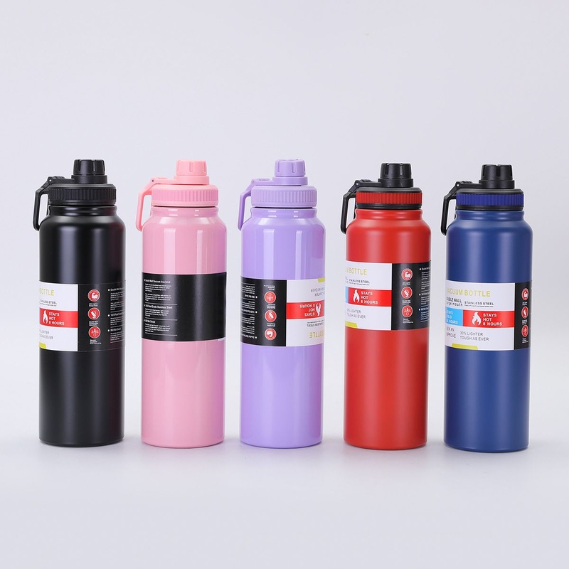 1000ml 800ml 600ml Sport Bottle Double Wall Insulated Vacuum Flask Stainless Steel Portable Water Bottle Tumbler Bubble Tea Tumbler – Water Bottle and Thermos Bottle price