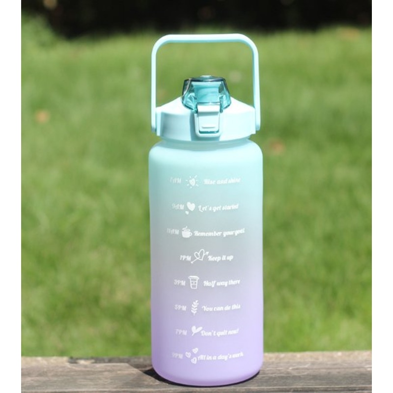 2023 Reusable Plastic Large Water Bottle 2L/64oz BPA Free Half Gallon Motivational Water Bottle with Time Marker Straw Cup – Bottle Water and Hot Water Bottle price