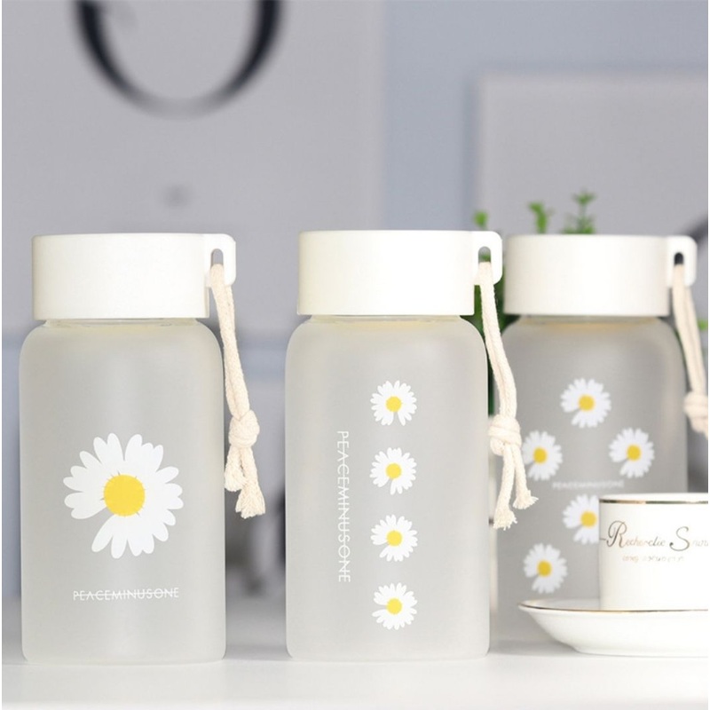 450ml High Quality Wholesale Cute Custom Glass Drinking Cup Hot Tea Lovely Printed Water Bottle for Kids Girls – Glass Water Bottle and Round Glass Water Bottle price