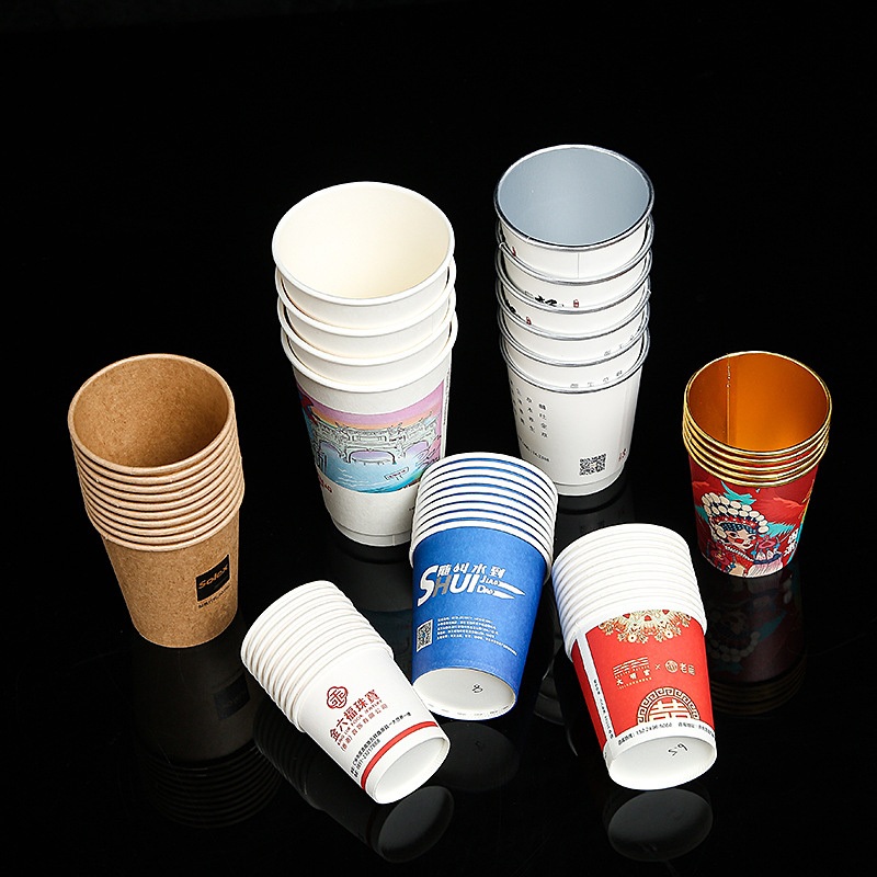 4oz/8oz/10oz/12oz/16oz/20oz Disposable Custom Printed Coffee Paper Cup with Lid – PLA Laminated Cups and Paper Cups price