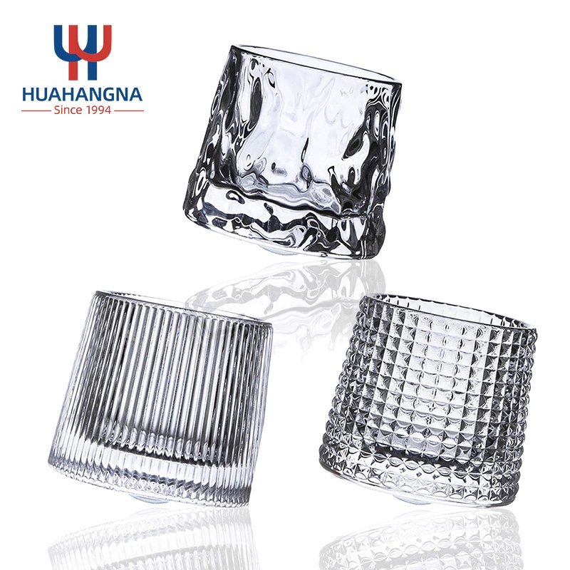 5 Oz Rotatable Drinking Tumbler Crystal Glass Cups for Tea Whisky Cocktail – Water Glass and Shot Glass price